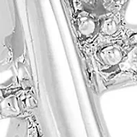 1/4 ct. t.w. Diamond Cross Pendant Necklace with 18" Cable Chain in Sterling Silver