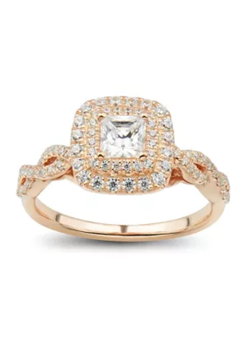 1 ct. t.w. Diamond Engagement Ring in 14K Rose Gold