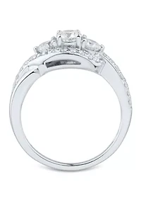 	  1 ct. t.w. Diamond Ring in 14K White Gold 