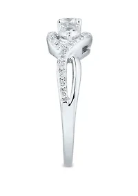 	  1 ct. t.w. Diamond Ring in 14K White Gold 