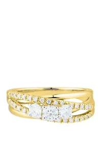 5/8 ct. t.w. Diamond Ring in 10K Yellow Gold 