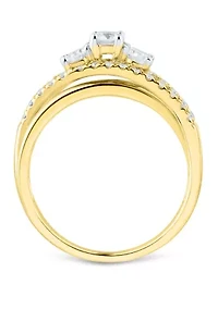 5/8 ct. t.w. Diamond Ring in 10K Yellow Gold 