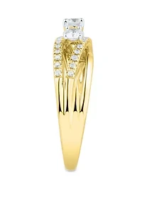 5/8 ct. t.w. Diamond Ring in 10K Yellow Gold 