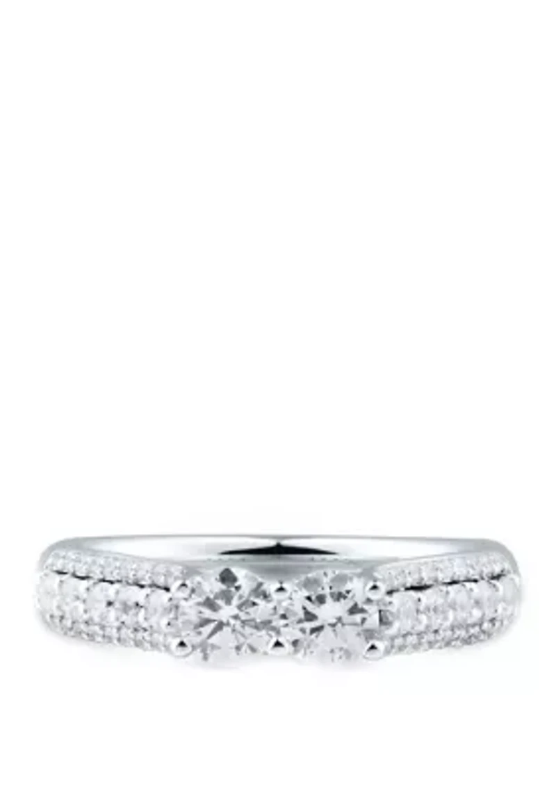 1 ct. t.w. Diamond Ring in 14K White Gold