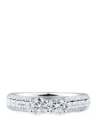 1 ct. t.w. Diamond Ring in 14K White Gold