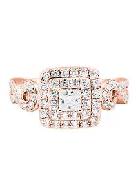 1.25 ct. t.w. Diamond Engagement Ring in 14K Rose Gold