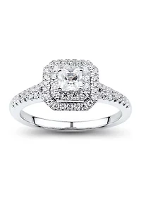 ct. t.w. Diamond Engagement Ring in 14K White Gold