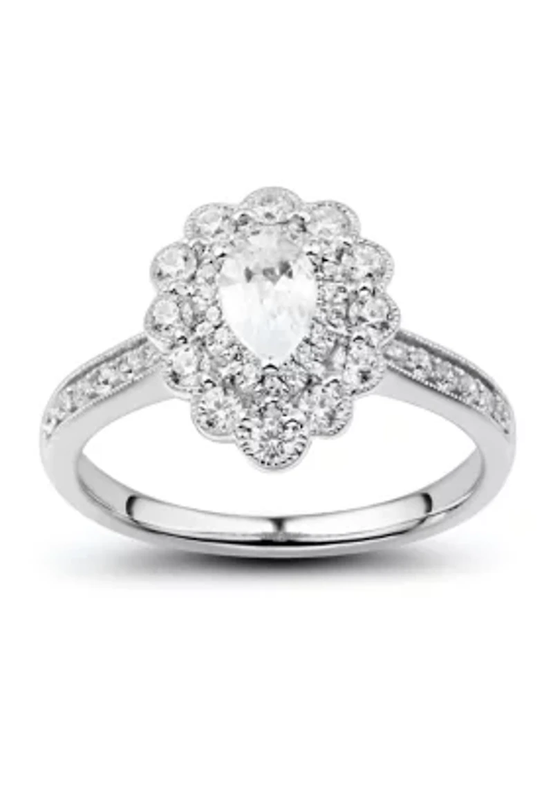 ct. t.w. Diamond Engagement Ring in 14K White Gold