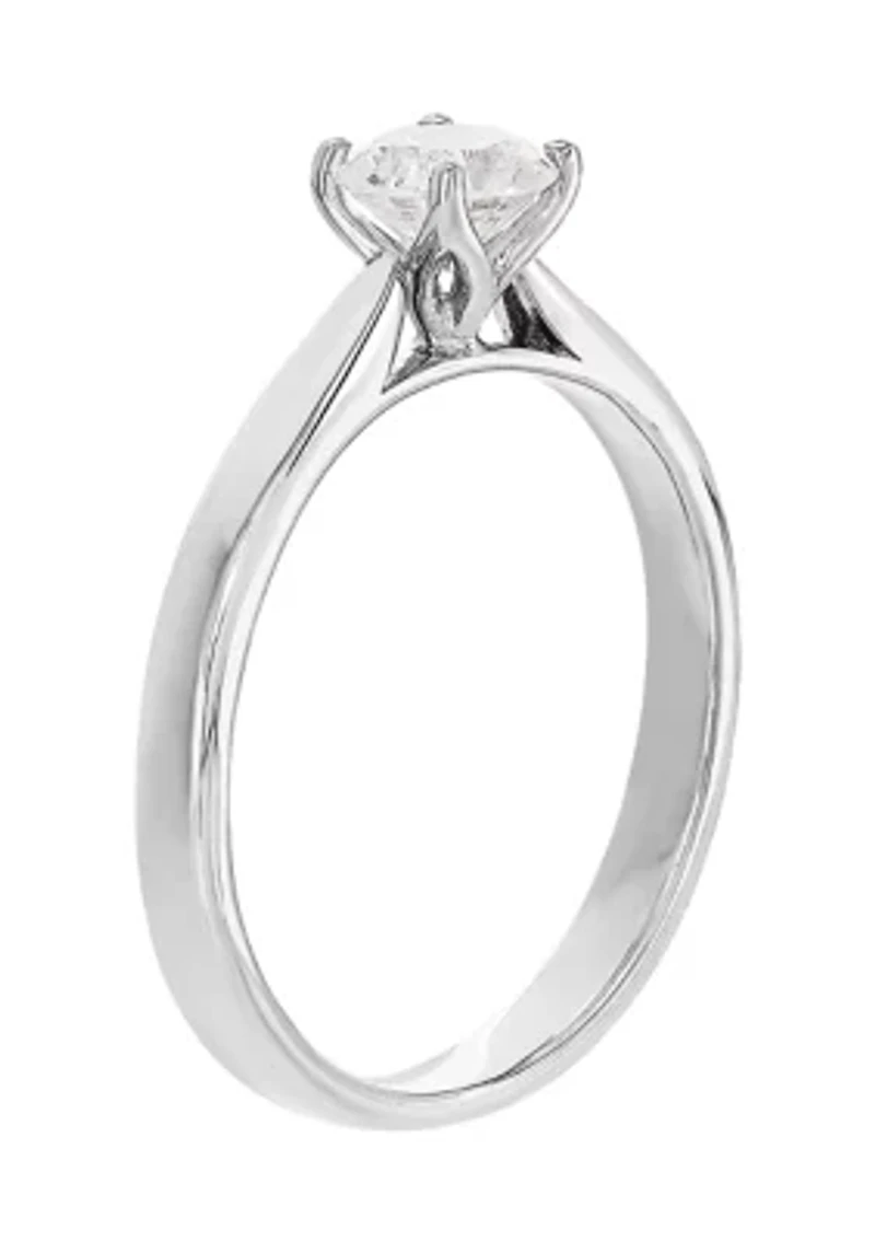 Grown With Love / ct. t.w. Lab Grown Diamond Solitaire Ring in 14K Gold