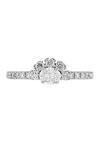 ct. t.w. Diamond Ring in 14K White Gold