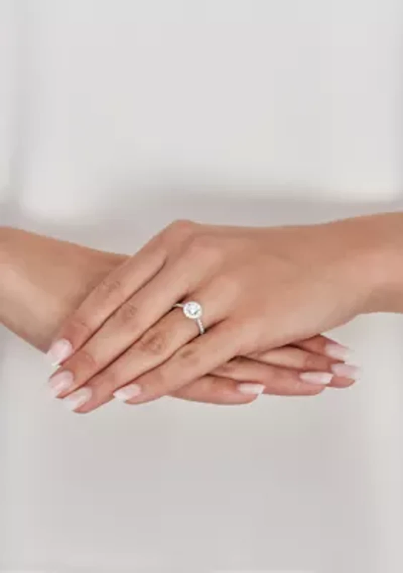 Grown With Love 1 1/2 ct. t.w. Lab Grown Diamond Engagement Ring in 14K White Gold