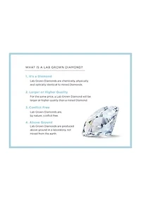 ct. t.w. Lab Created Diamond Ring in 14K White Gold