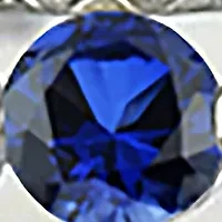 1/4 ct. t.w Diamond and Sapphire Anniversary Ring in 14K White Gold