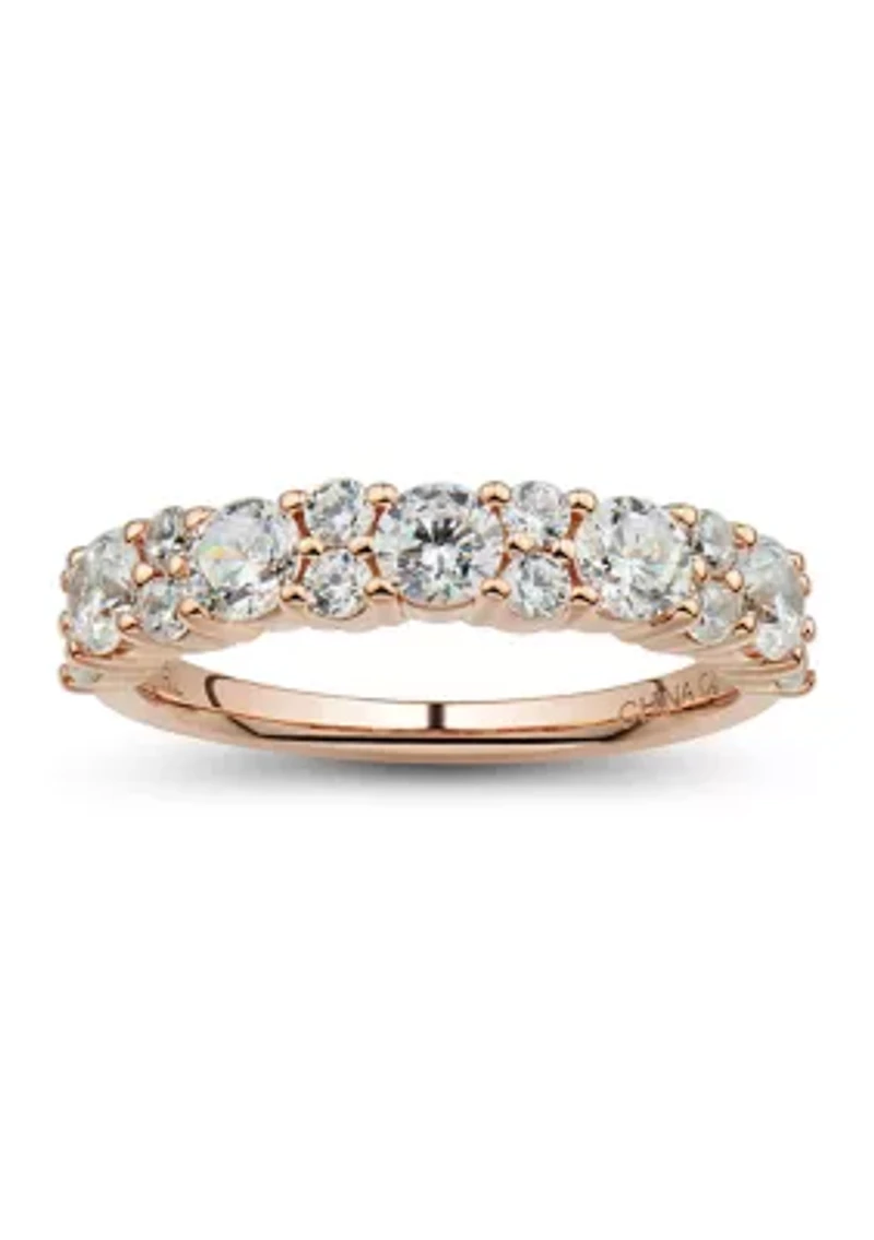 1.3 ct. t.w. Diamond Anniversary Ring in 14K Rose Gold