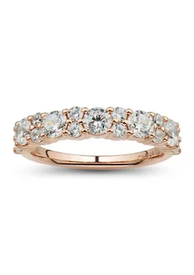 1.3 ct. t.w. Diamond Anniversary Ring in 14K Rose Gold