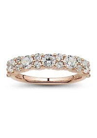 1.3 ct. t.w. Diamond Anniversary Ring in 14K Rose Gold