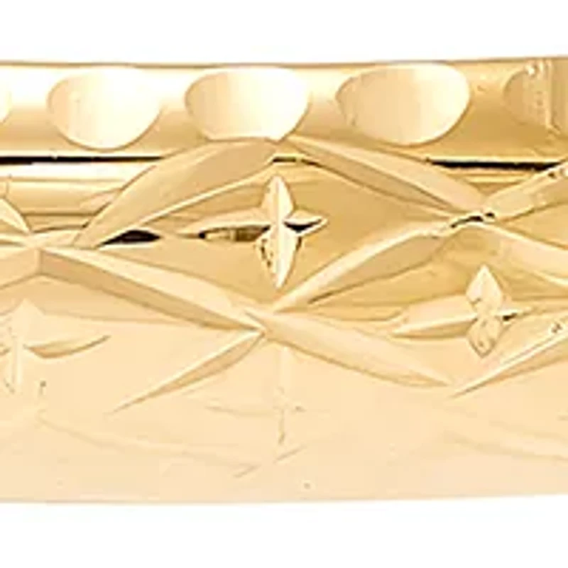 Hinge Bangle in 10K Yellow Gold