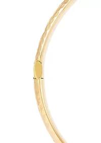 Hinge Bangle in 10K Yellow Gold