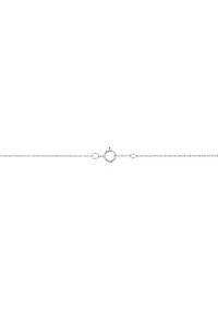 Lab Grown Pink Sapphire Pendant Necklace with 18" Rope Chain in 14K White Gold