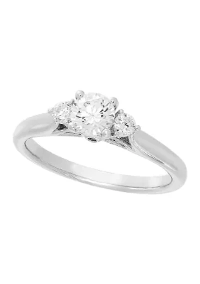 5/8 ct. t.w. Lab Created Diamond Ring in 14K White Gold