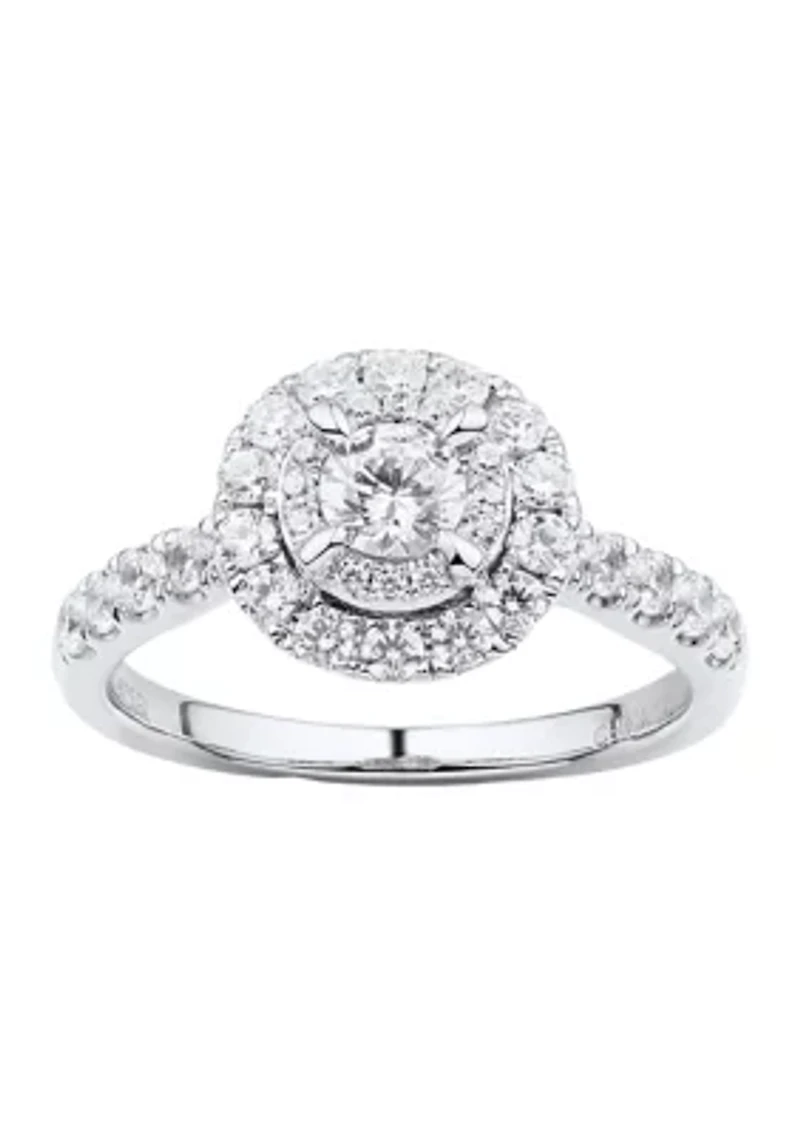 1 ct. t.w. Diamond Engagement Ring in 14K White Gold
