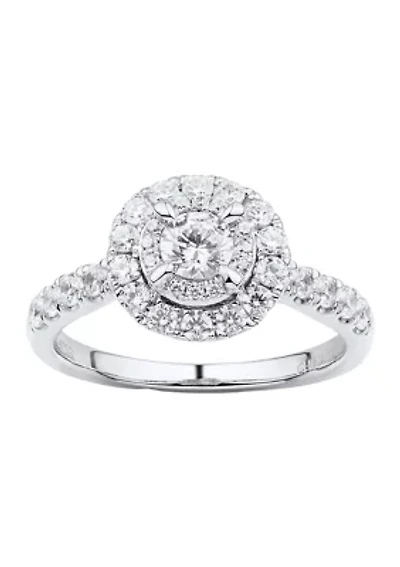 1 ct. t.w. Diamond Engagement Ring in 14K White Gold