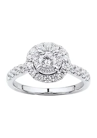 1 ct. t.w. Diamond Engagement Ring in 14K White Gold