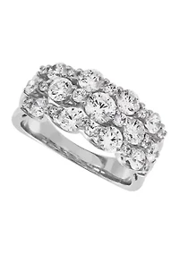 ct. t.w. Lab Grown Diamond Ring in 10K White Gold
