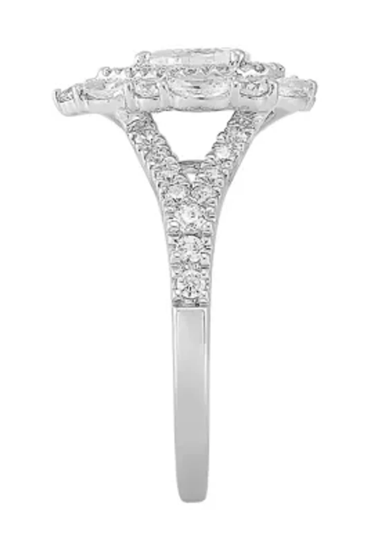 1/2 crRing in 14K White Gold