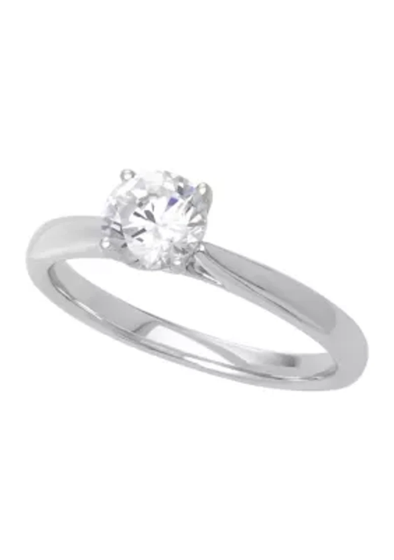 Grown With Love 3/4 ct. t.w. Lab Grown Diamond Solitaire Ring in 14K White Gold