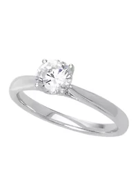 Grown With Love 3/4 ct. t.w. Lab Grown Diamond Solitaire Ring in 14K White Gold