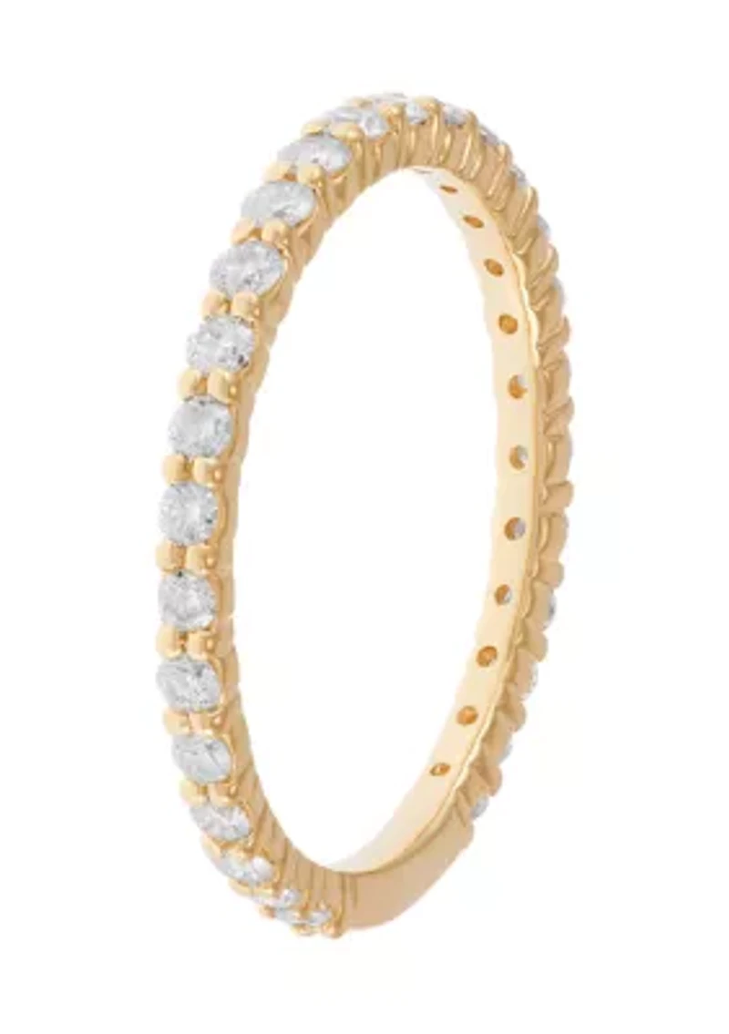 1/2 ct. t.w. Diamond Band Ring in 14K Yellow Gold