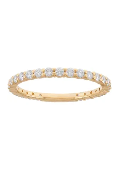 Diamond Band Ring in 14K Yellow Gold