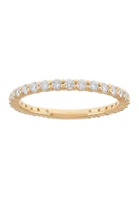 Diamond Band Ring in 14K Yellow Gold