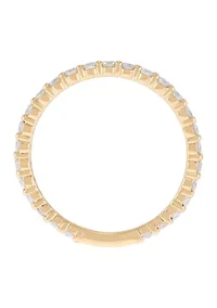 Diamond Band Ring in 14K Yellow Gold