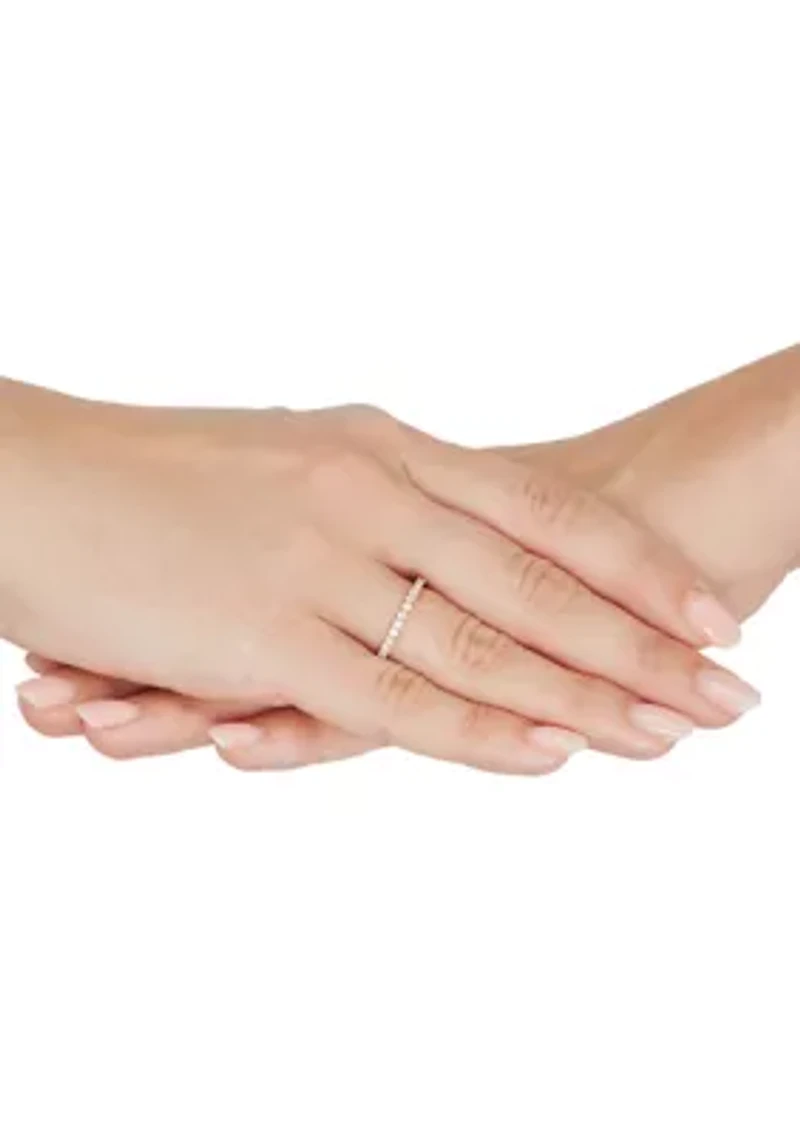 Diamond Band Ring in 14K Yellow Gold