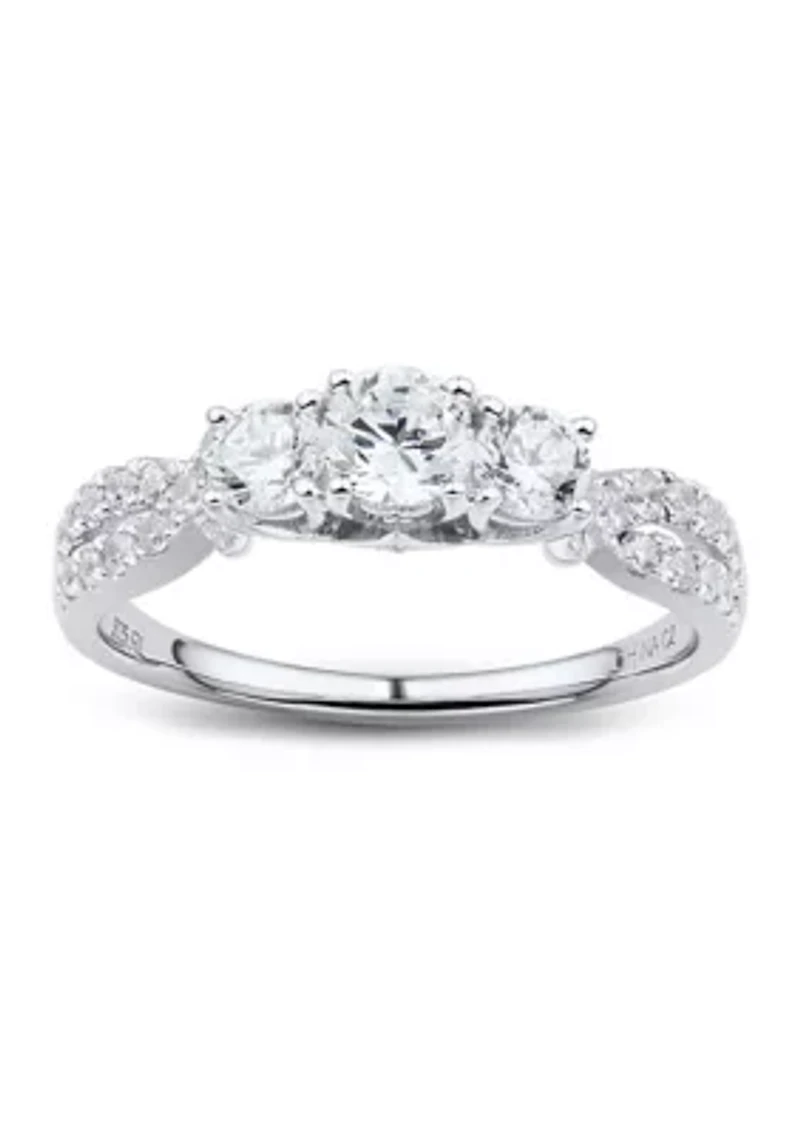 1 ct. t.w. Diamond Ring in 14K White Gold