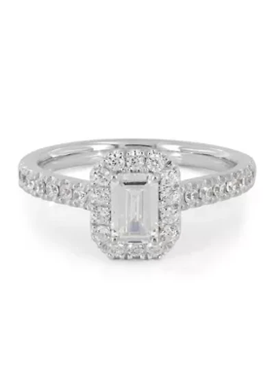 1.25 ct. t.w. Lab Created Diamond Ring in 14K White Gold