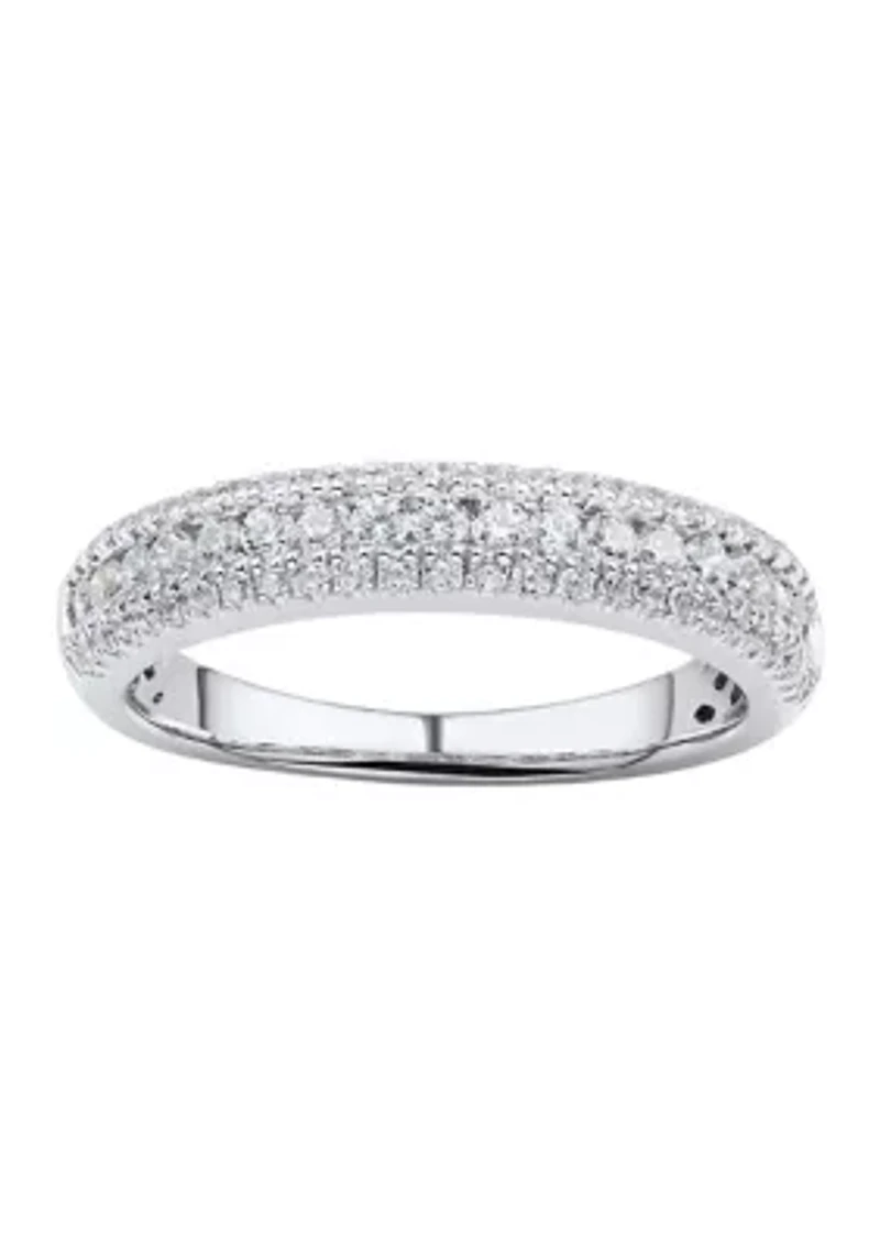 1/2 ct. t.w. Diamond Ring 10K White Gold