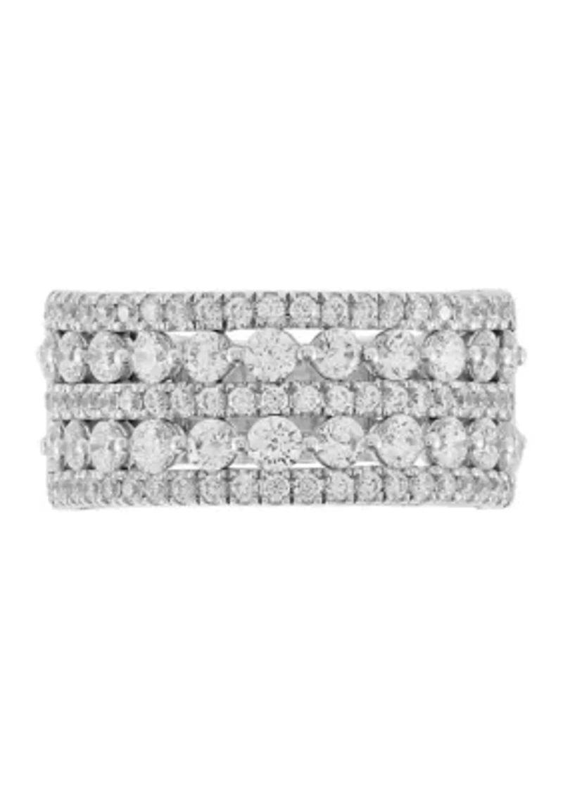 Lab Created 2 ct. t.w. Lab Grown Diamond Ring in 14K White Gold