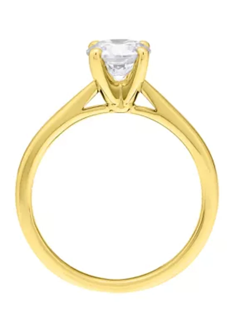 1 ct. t.w. Lab Grown Diamond Ring in 10K White Gold