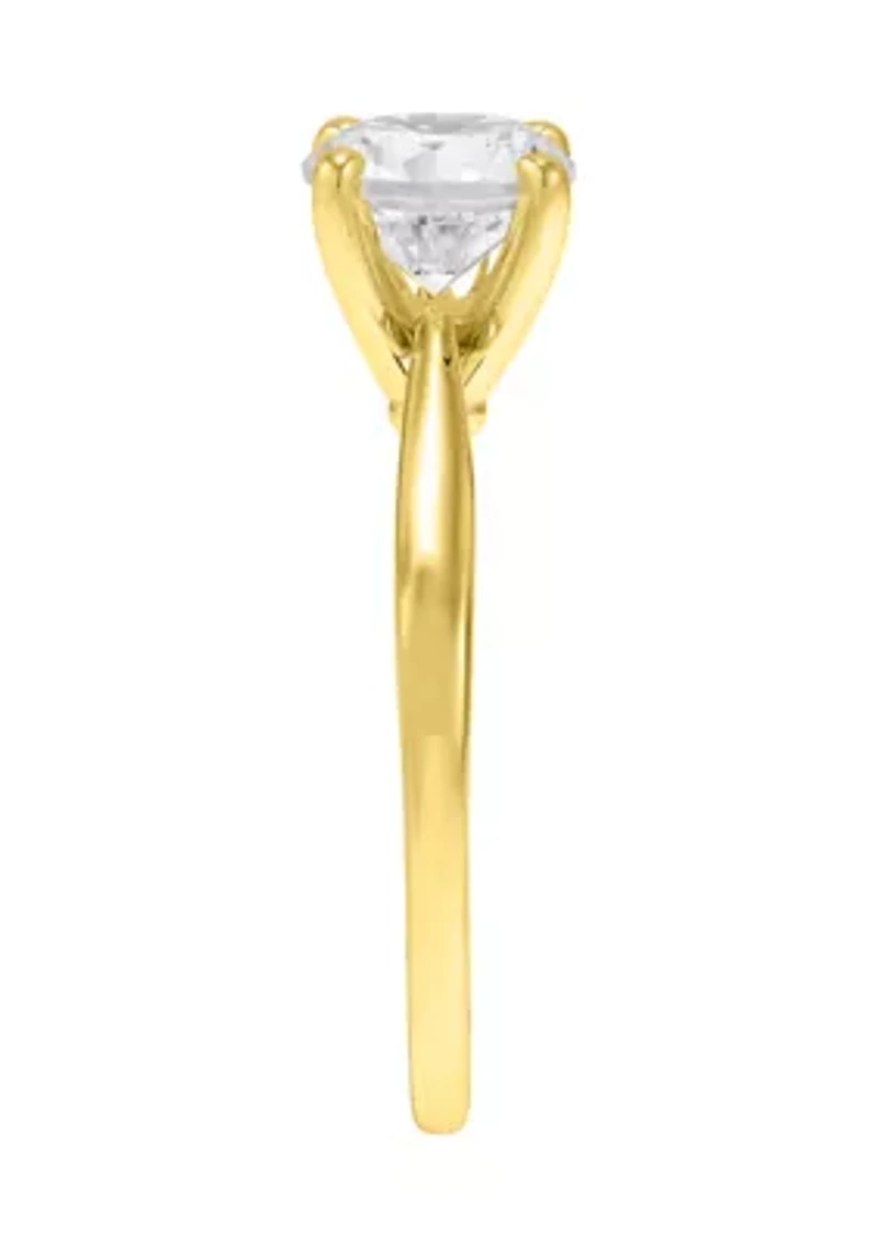 1.5 ct. t.w. Lab Grown Diamond Ring in 10K Yellow Gold