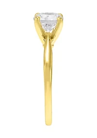 1.5 ct. t.w. Lab Grown Diamond Ring in 10K Yellow Gold