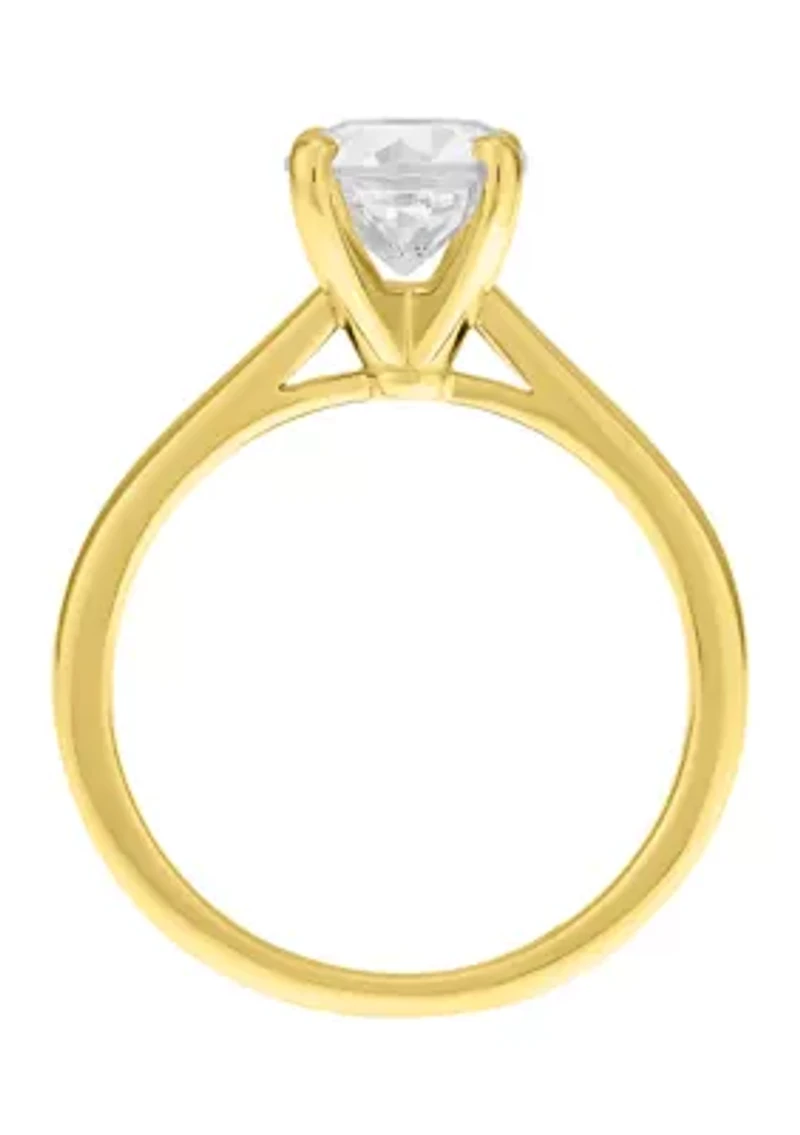 1.5 ct. t.w. Lab Grown Diamond Ring in 10K Yellow Gold