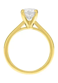 1.5 ct. t.w. Lab Grown Diamond Ring in 10K Yellow Gold