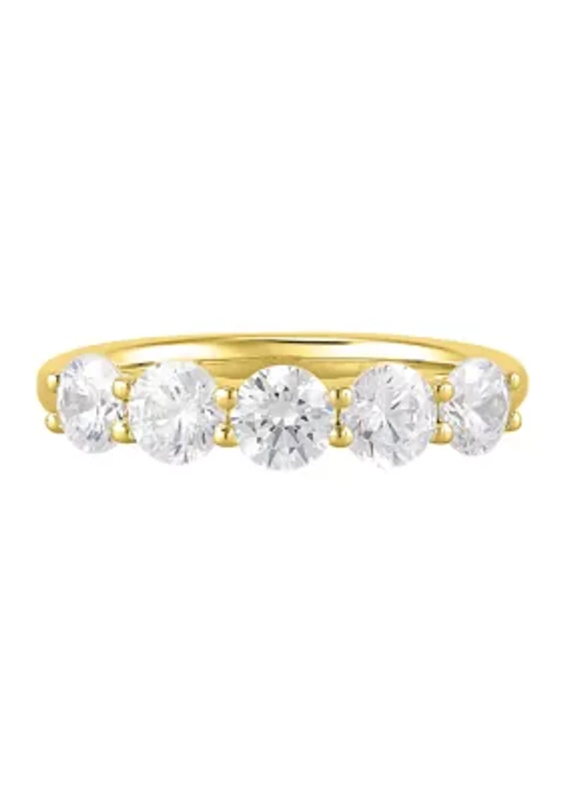 1.5 ct. t.w. Lab Grown Diamond Ring in 14K Yellow Gold