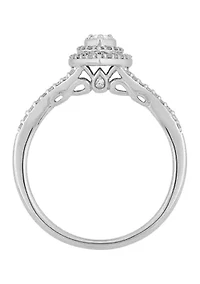 Diamond Ring in 10K White Gold