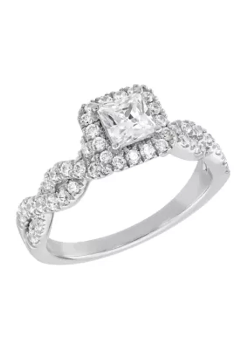 1 ct. t.w. Lab Grown Diamond Ring in 10K White Gold