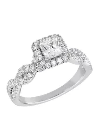1 ct. t.w. Lab Grown Diamond Ring in 10K White Gold