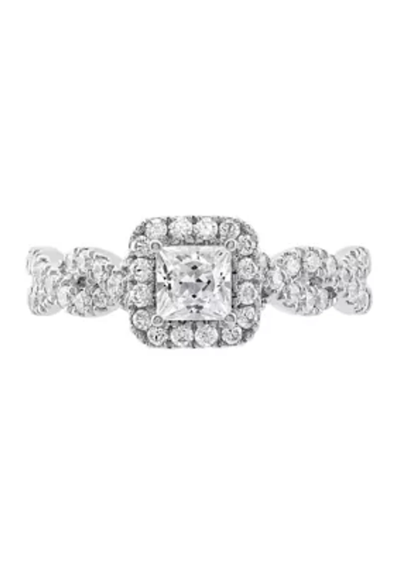 1 ct. t.w. Lab Grown Diamond Ring in 10K White Gold